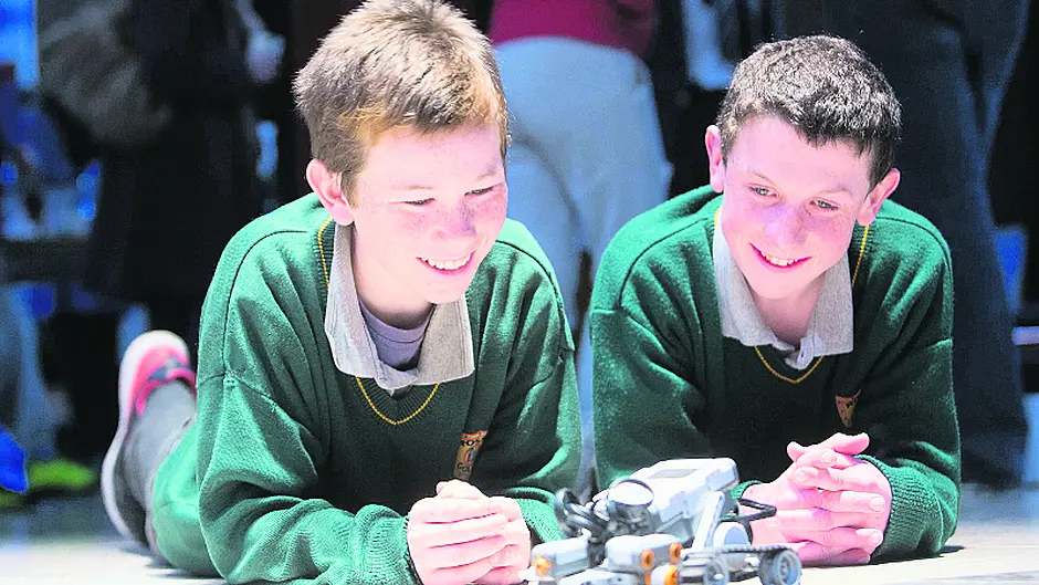 Local students fare well in schools robot competition Image