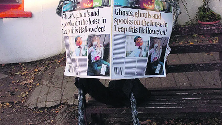 Scarecrows are Leap-in around the village as Hallowe'en approaches Image