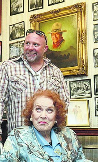 Maureen O'Hara's grandson puts film star's memorabilia up for sale Image