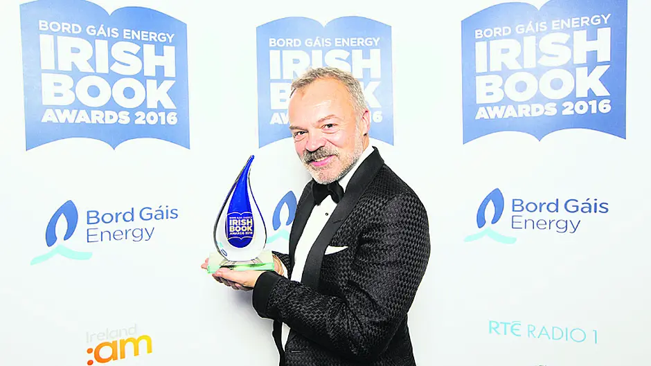 Graham was ‘Holding' his own at Irish Book Awards Image