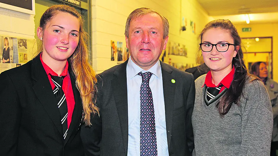 Minister Creed visits Bandon Grammar Image