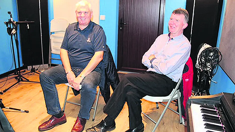 Sponsors end up singing on charity Dunmanway CD Image