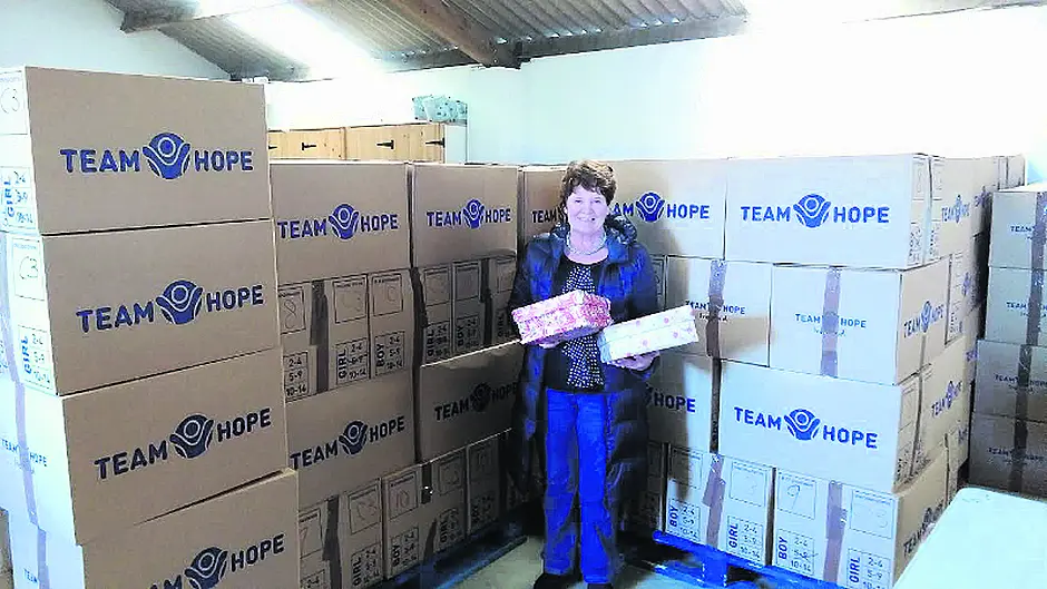 Over 5,000 Ukranian children will get a ‘Christmas shoebox' Image
