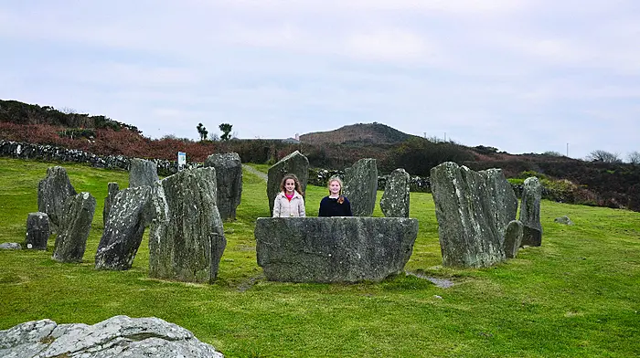 Students ‘amazed' by Drombeg circle Image