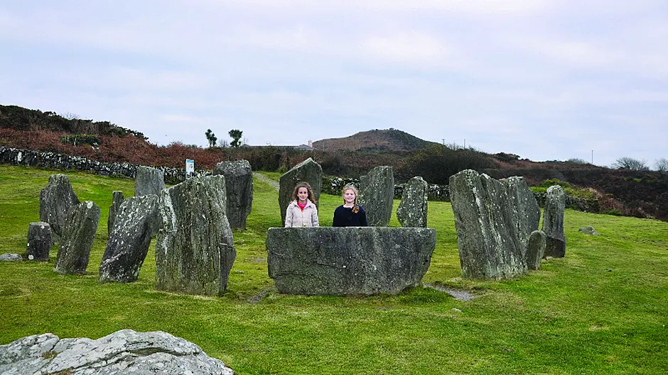 Students ‘amazed' by Drombeg circle Image
