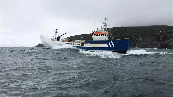 Castletownbere Lifeboat rescues 36m Ocean Guardian Image