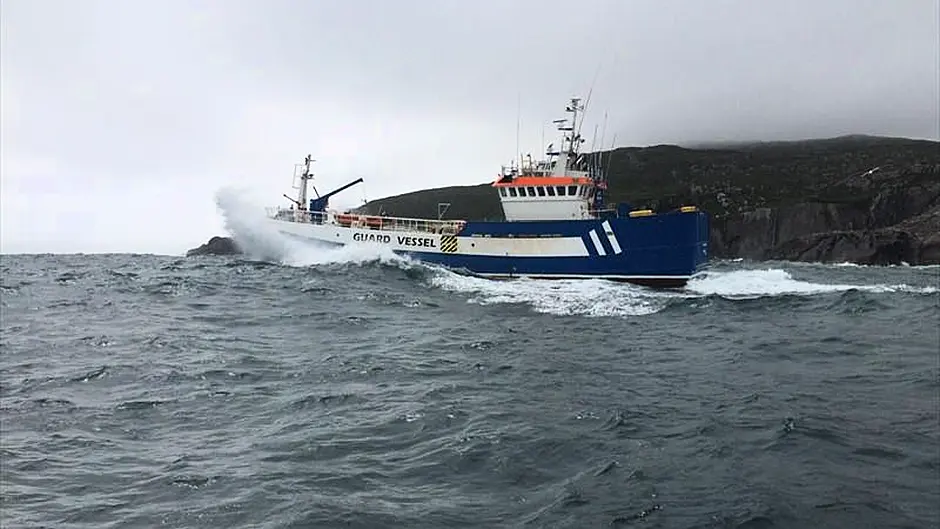 Castletownbere Lifeboat rescues 36m Ocean Guardian Image