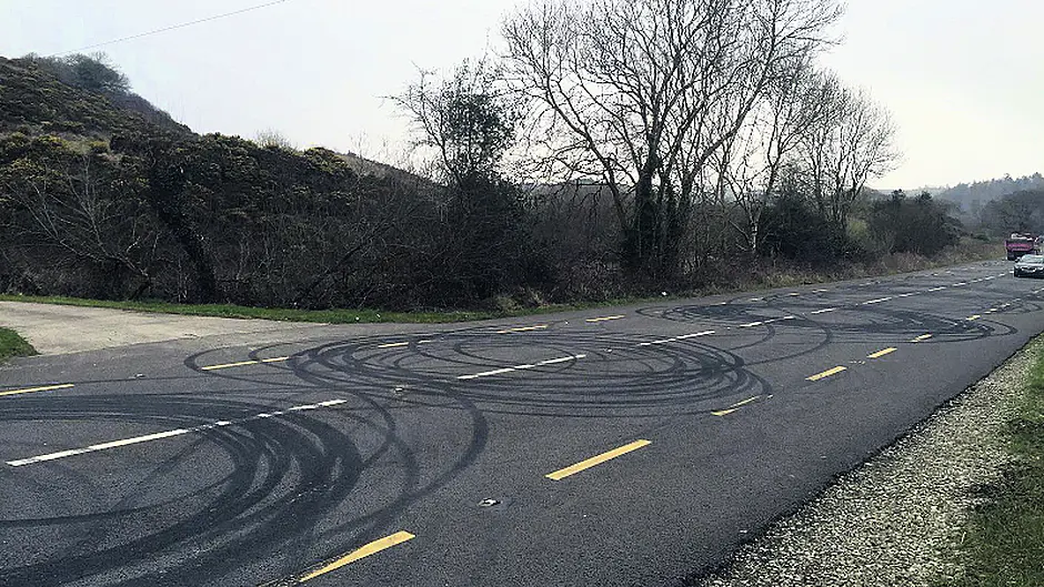 Gardaí to target drivers doing ‘doughnuts' Image