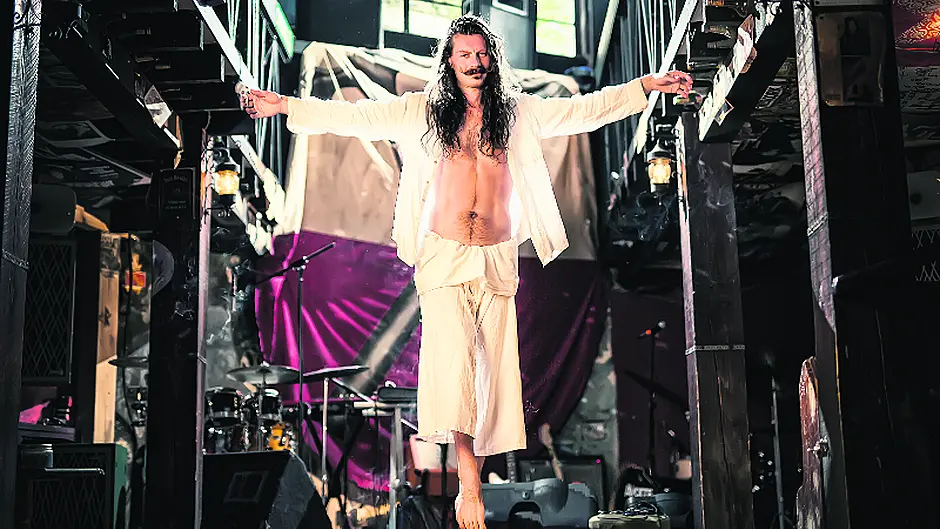 Sam has no complex about his Jesus ‘pose' Image
