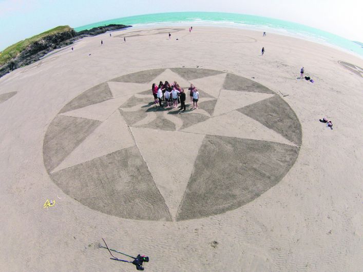 Clon maths students run rings around Inchydoney Image