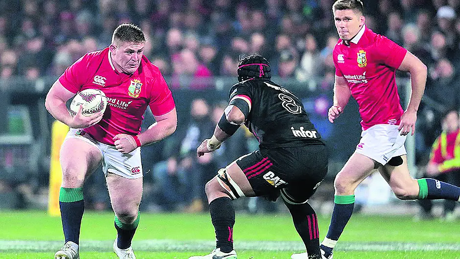 ‘The minute this craic is over Tadhg will be down the road!' Image