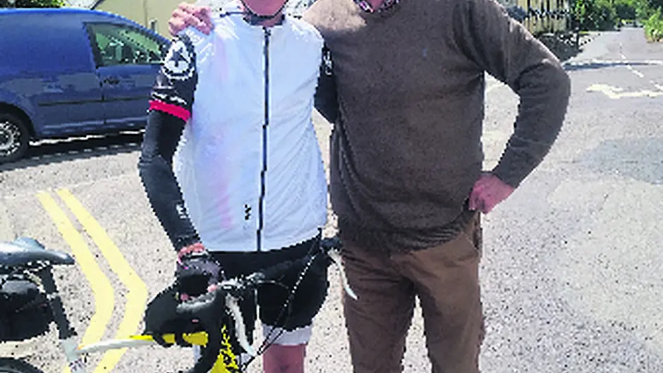 David embarks on charity cycle in memory of his parents Image