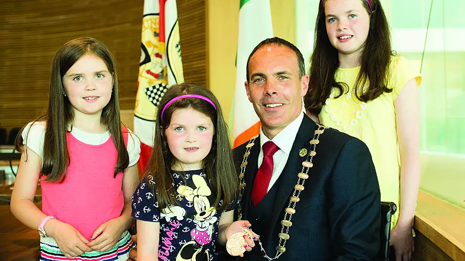 County Mayor Hurley is keen to drive ahead in his new role Image