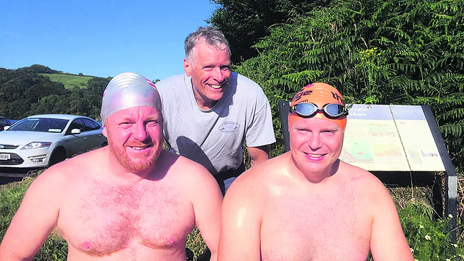 Top endurance swimmers work out at Lough Hyne Image