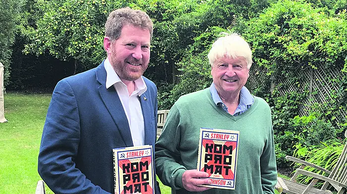 Goleen and local lawyer feature in Stanley Johnson's new novel Image