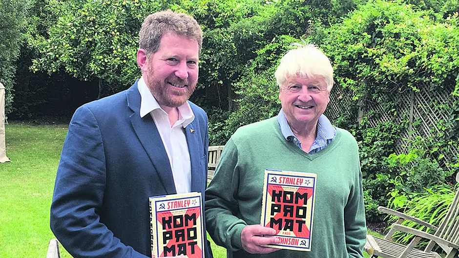 Goleen and local lawyer feature in Stanley Johnson's new novel Image