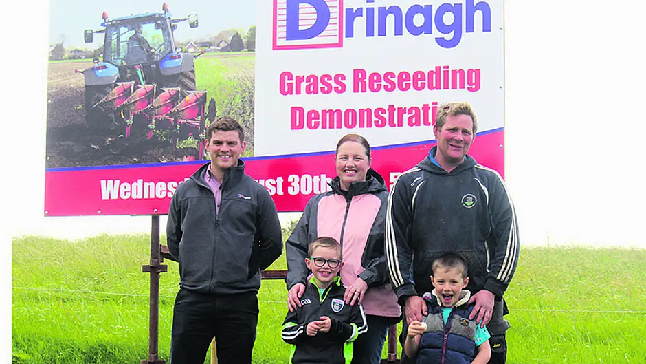 Family theme for Drinagh  reseeding demonstration Image