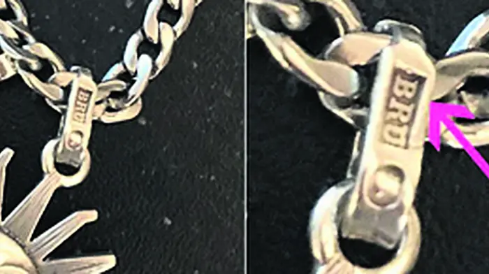 Bizarre coincidence on pendant in memory of ‘Black' Image