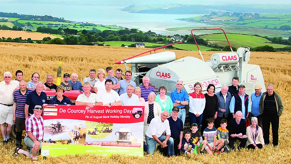 Scenic new location for this year's DeCourcey Harvest Working Day Image