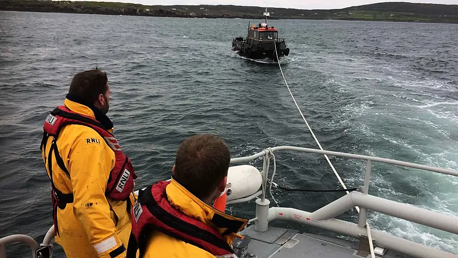 Baltimore RNLI appeal for people to be vigilant during stormy weather Image