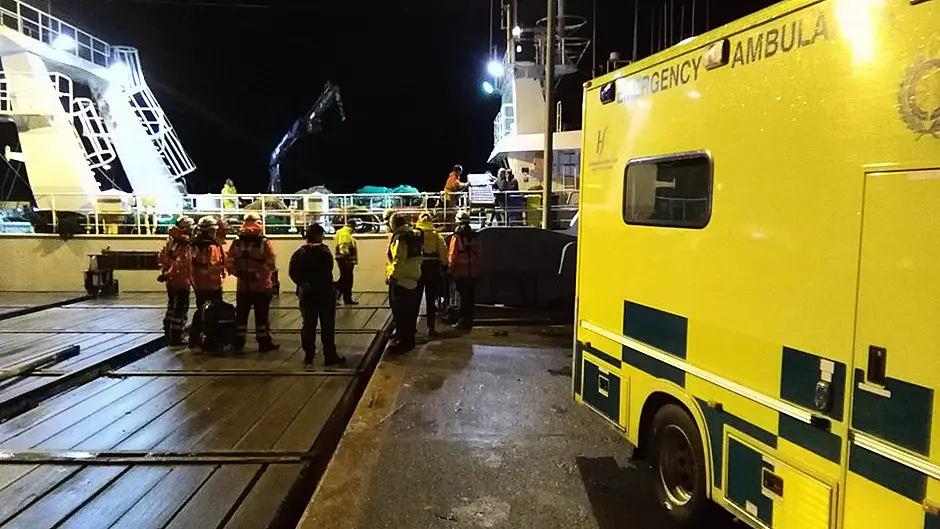 Castletownbere Coast Guard assists in medevac off French fishing vessel Image