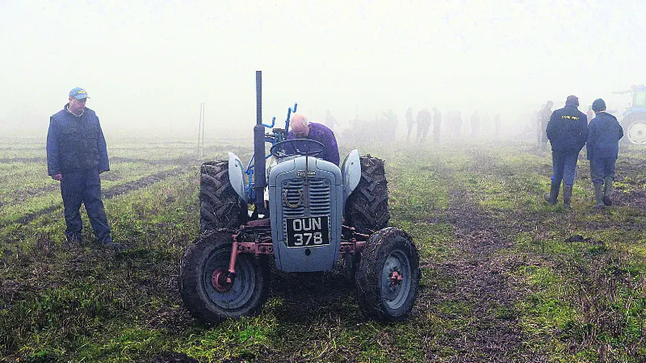 Poor visibility mars start of Bandon ploughing match Image