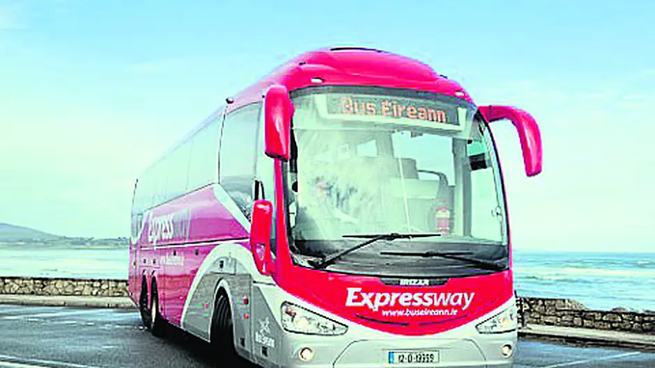 Intercity Buses Operating at Capacity Image