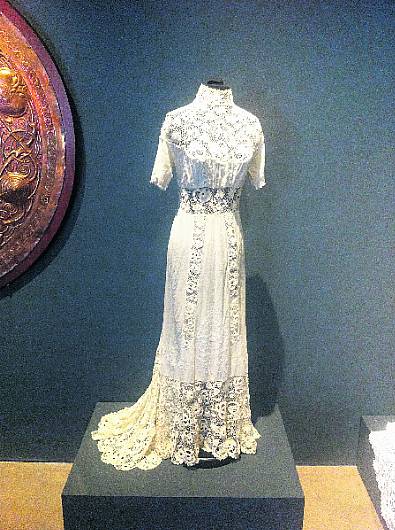 Stunning lace dress may have origins in Castlefreke school Image