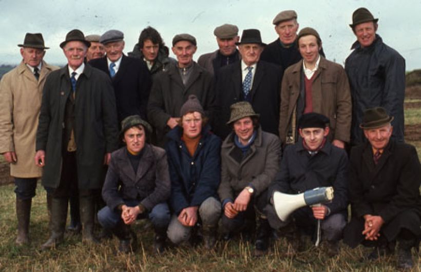 Ploughmen of 40 years ago Image