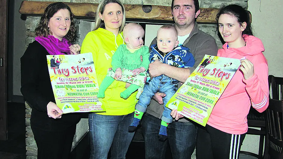 Twins' mum says thanks to CUMH with charity fun run Image