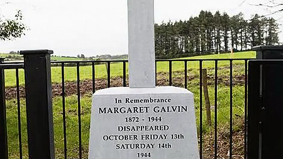 Lissarda monument to ‘missing' Mag Galvin Image