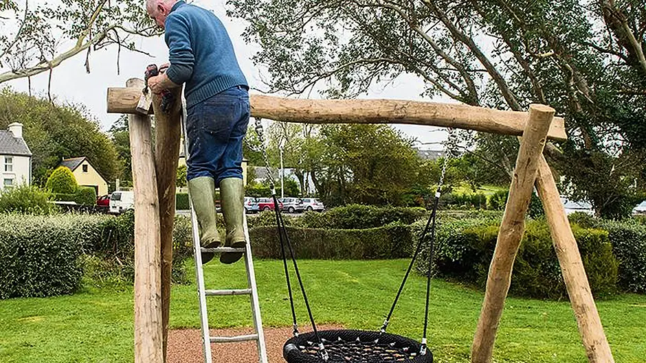 Locals share a strong vision for Ballydehob's busy playground Image