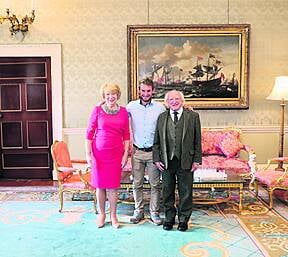 Skibbereen Rowing Club receives the presidential seal of approval Image