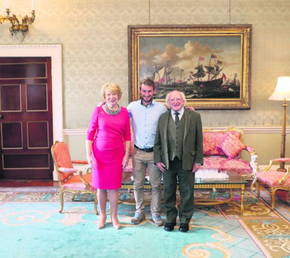 Skibbereen Rowing Club receives the presidential seal of approval Image