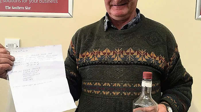 Craig's message in a bottle travels 1,900  miles from Newfoundland to Baltimore Image