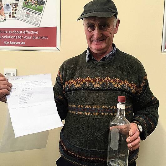 Craig's message in a bottle travels 1,900  miles from Newfoundland to Baltimore Image