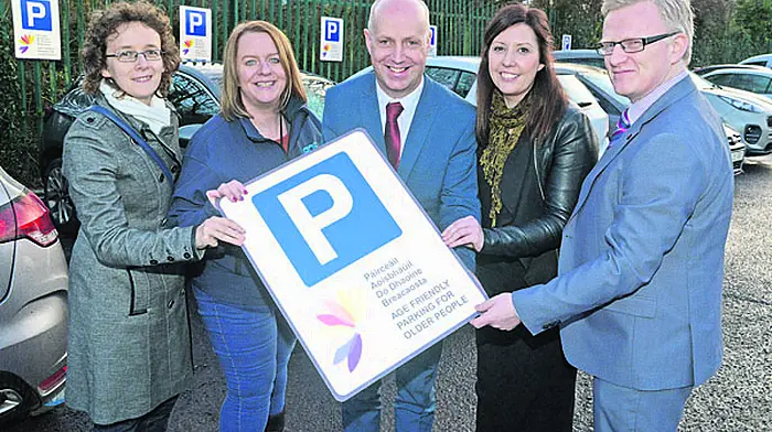 Bandon's parking spaces for the elderly Image