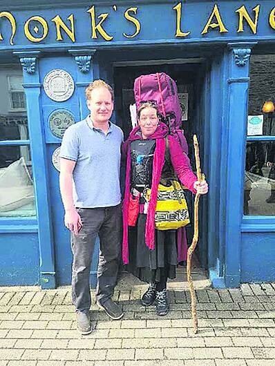 Clon's Anja off to Rome with Sean the harp Image