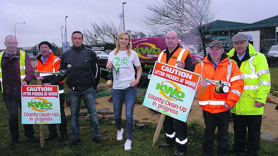 Bags of community spirit ready for annual County Clean-Up Day Image