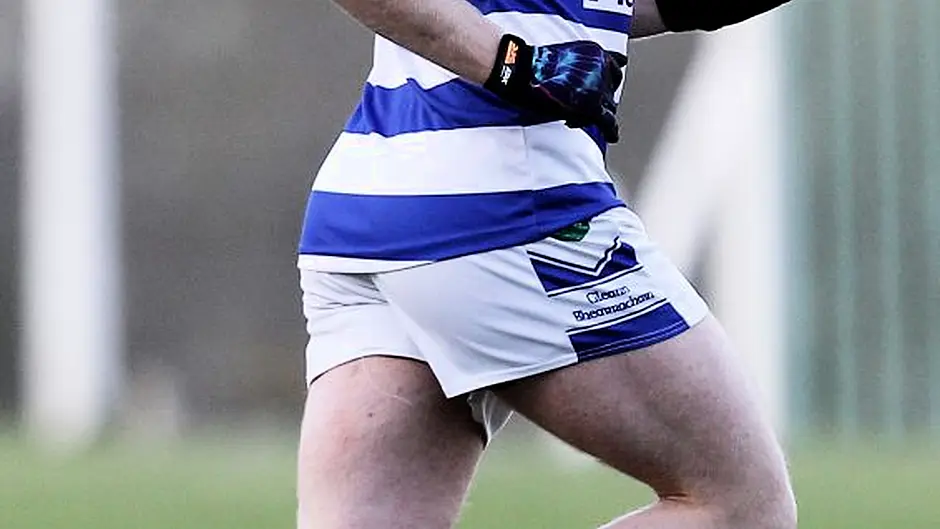 Cork footballer Brian Hurley makes his comeback as a sub for Castlehaven juniors Image