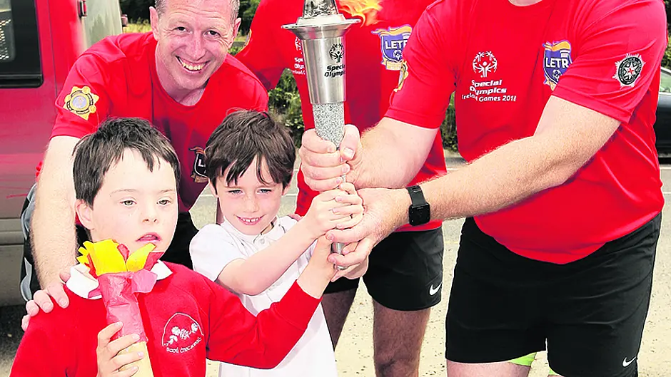 Knockskeagh School hosts Flame of Hope Image