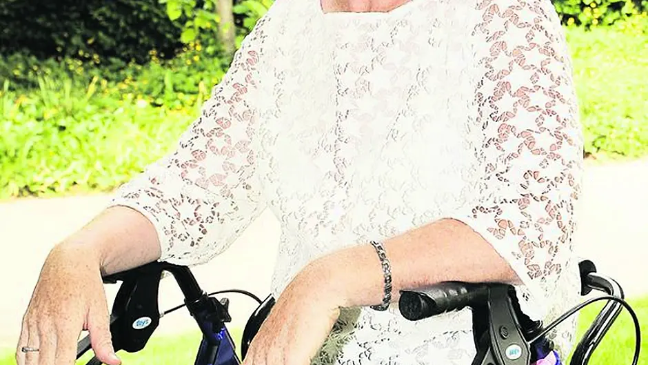 Gerardine won't let Motor Neurone Disease limit her enthusiasm for life Image