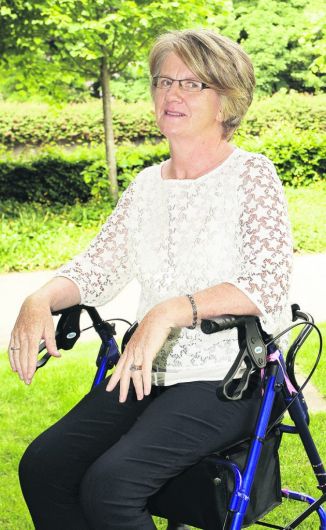 Gerardine won't let Motor Neurone Disease limit her enthusiasm for life Image