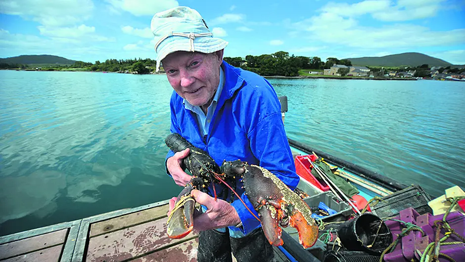 Pat (89) lands supersize lobster Image