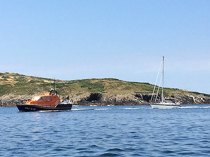 Baltimore RNLI called out to yacht propped on a buoy Image