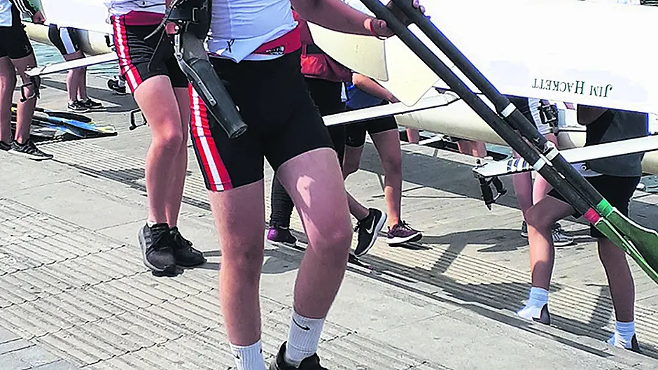 Special moment as Eoghan takes to the water for Skibb Image