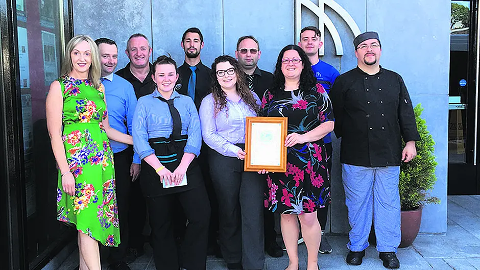 Bantry's Maritime Hotel is awarded for being top class Image
