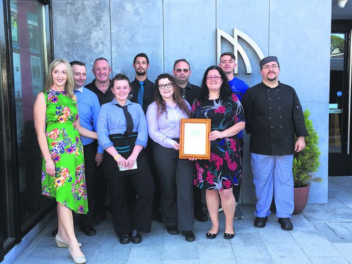 Bantry's Maritime Hotel is awarded for being top class Image