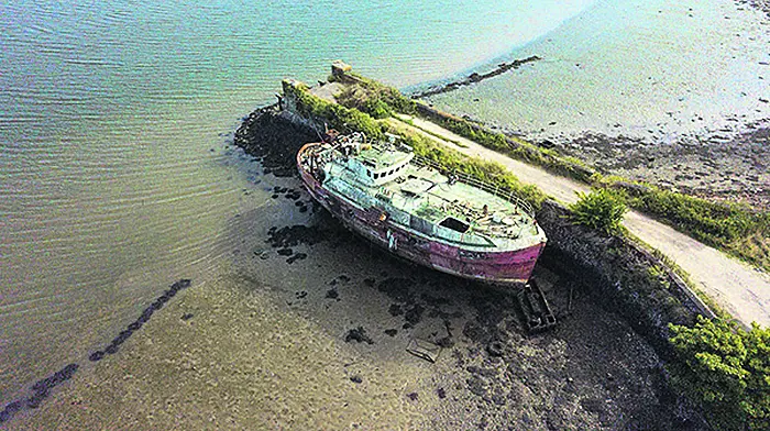 Kinsale boat wreck has hosted ‘raves' – but who'll pay €180,000 to move it? Image