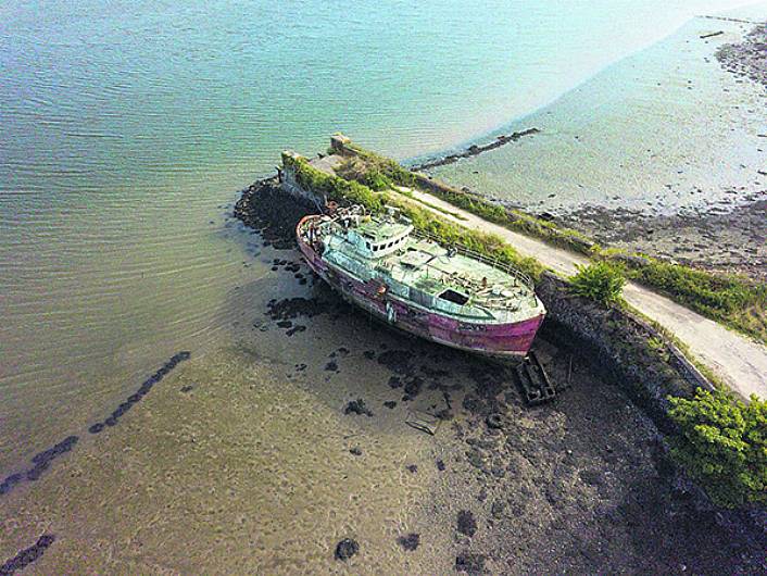 Kinsale boat wreck has hosted ‘raves' – but who'll pay €180,000 to move it? Image